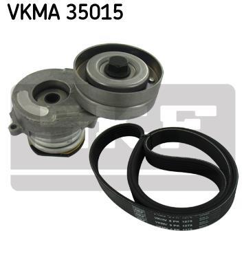 Kit de courroie d'accessoire (Courroie d’alternateur) SKF ref. VKMA 35015